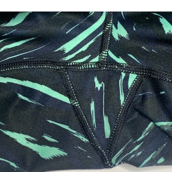 Lululemon Wunder Under Crop III Painted Leggings Sz 6 - Picture 9 of 11